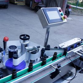 Детаљи аутоматске вертикалне машине за етикетирање налепница са округлом боцом